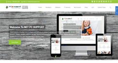 Desktop Screenshot of netpcsupport.com